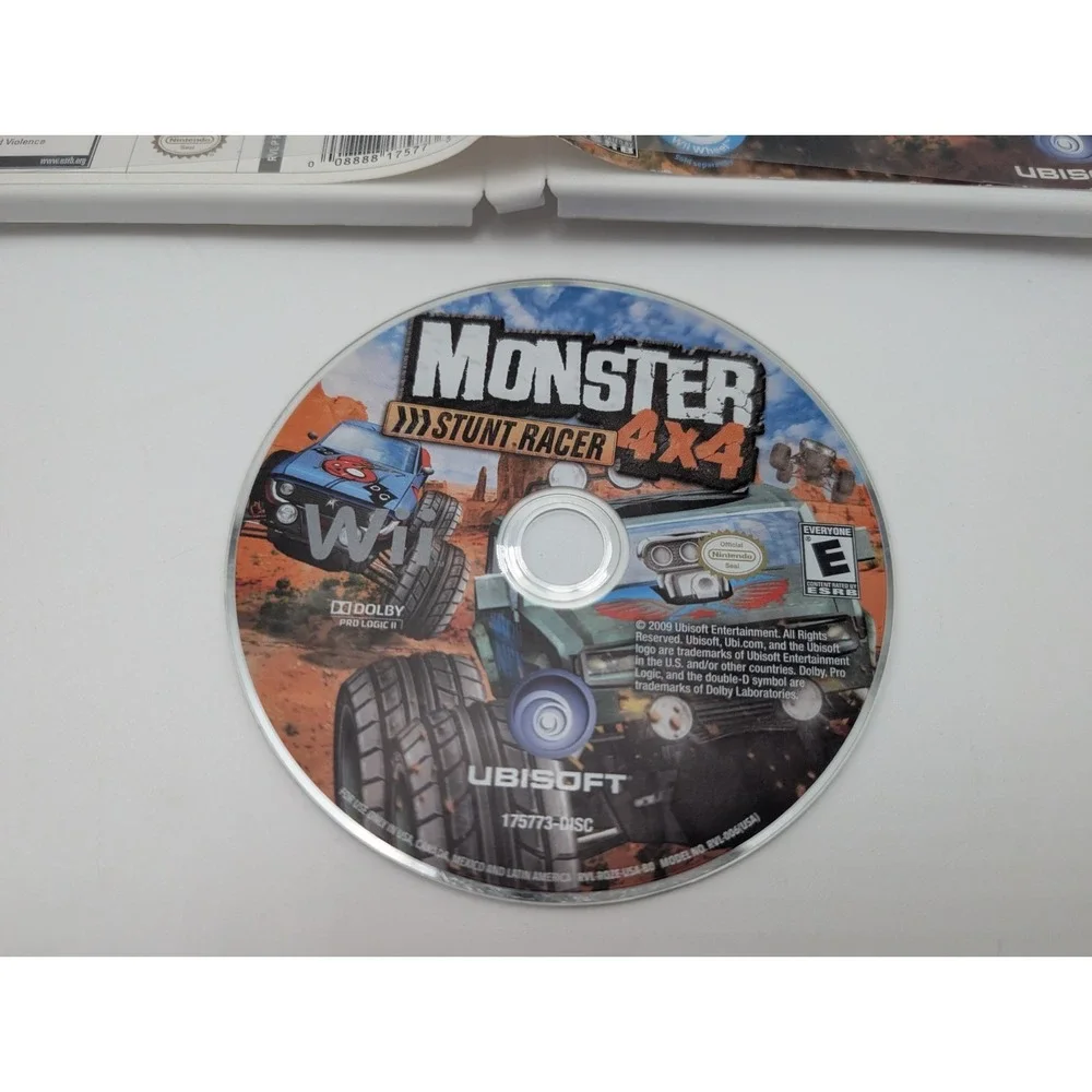 Monster 4X4 Stunt Racer Nintendo Wii 2009 Ubisoft Wii